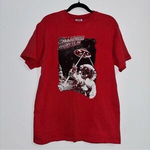 Billionaire Boys Club Red Astronaut Graphic Tee